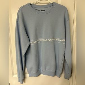 Ariana Grande Positions wrap around sweater size medium